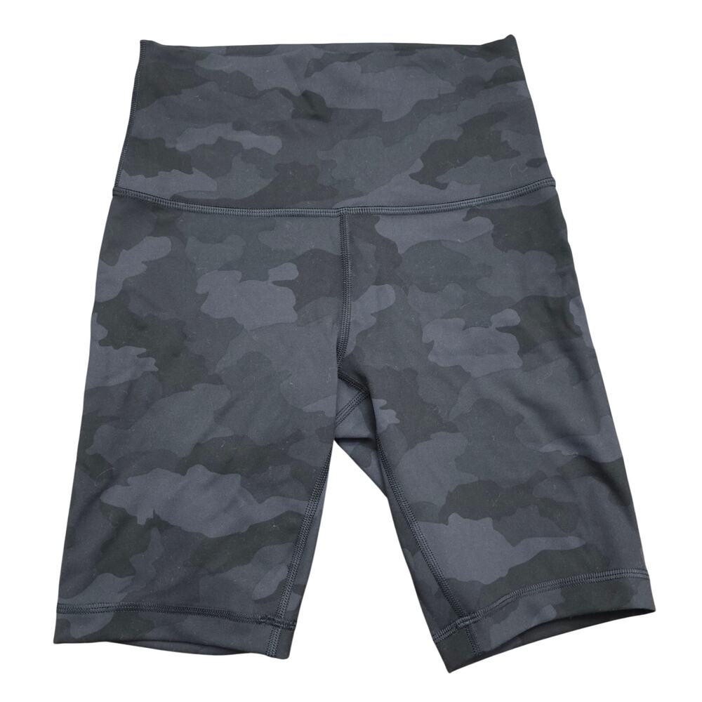 Lululemon Wunder Train Black Camo Shorts Size 4